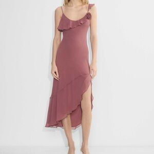 Aritzia Wilfred Engage Midi Sleeveless Cami Dress